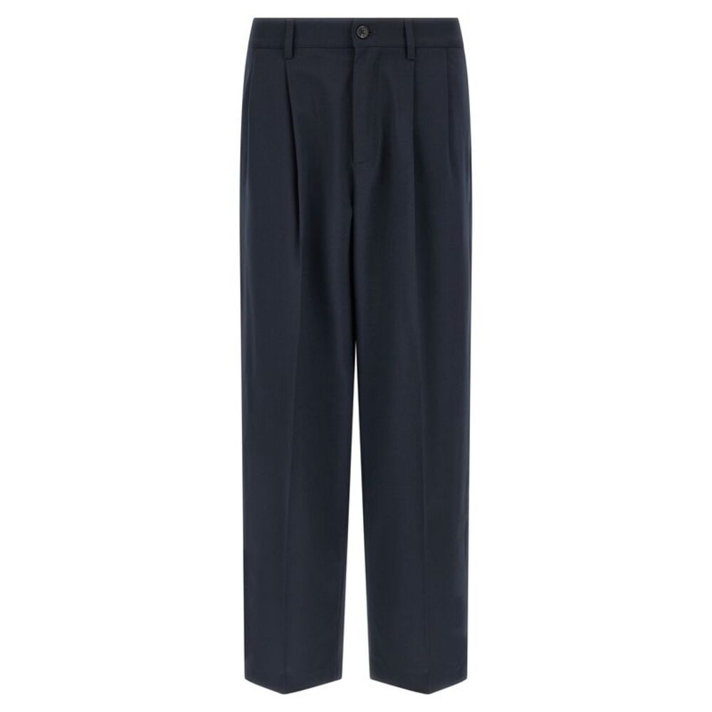 Department 5 Blue Polyester Chino Men's Pants